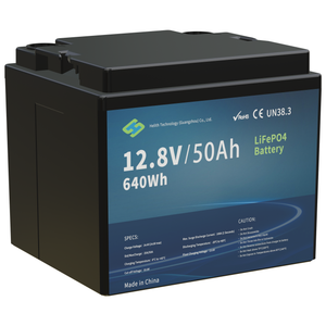 Bateria de lítio LFP de 12,8 V 50Ah